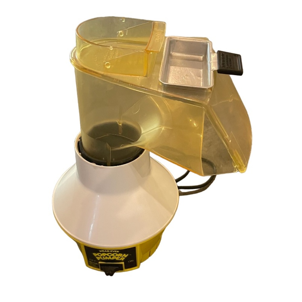 Wear-Ever Popcorn Pumper 73000 Hot Air Electric Corn Popper 1250 Watt